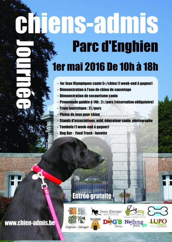 Affiche journee chiens admis 2016